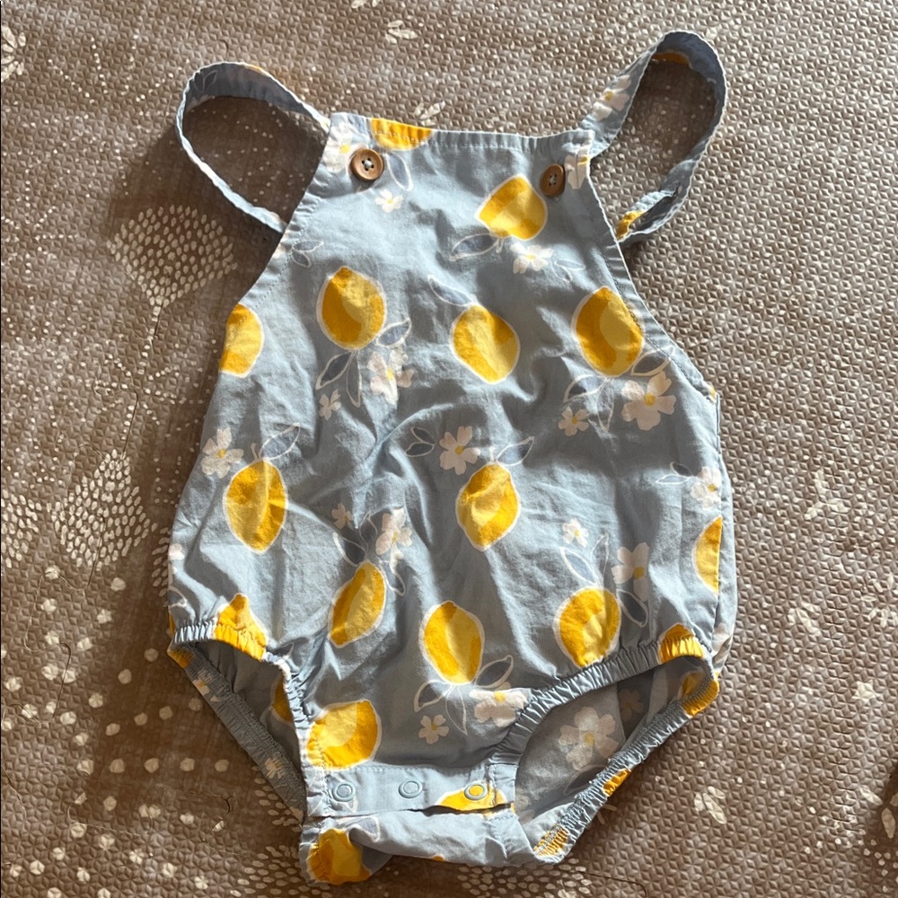 Carter's Lemon Print Baby Romper